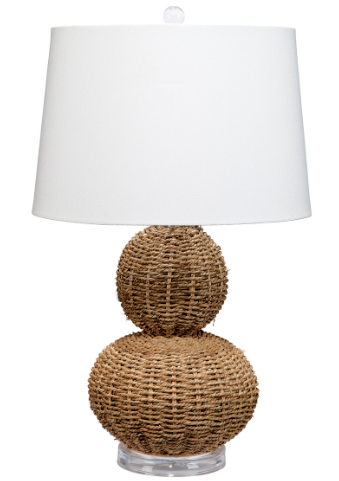 Natural Seagrass Table Lamp