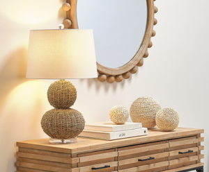 Natural Seagrass Table Lamp