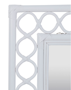 Rectangular White Mirror