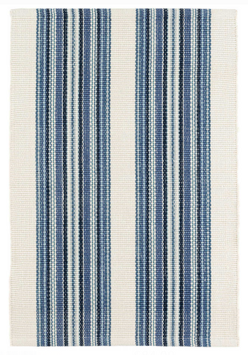 RR Navy/White Indoor Outdoor Rug