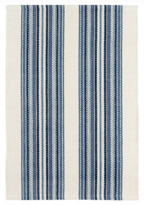 RR Navy/White Indoor Outdoor Rug