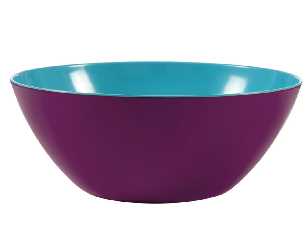 Grape/Turquoise Large Bowl