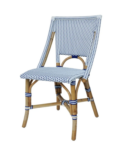 Blue/White Indoor Outdoor Chair