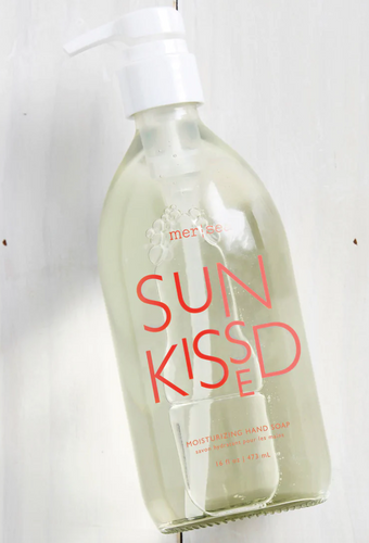 Sun Kissed Hand Soap in Glass Bottle