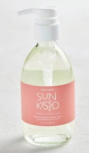 Sun Kissed Hand Soap in Glass Bottle