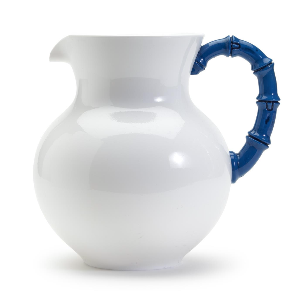 Blue Bamboo Pitcher