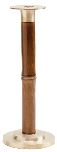 Bamboo Candle Stick Large